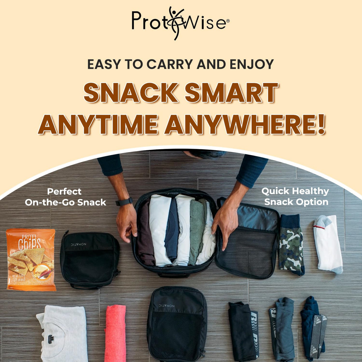 ProtiWise Spicy Nacho Cheese Protein Chips | GLP-1 Friendly (7ct)