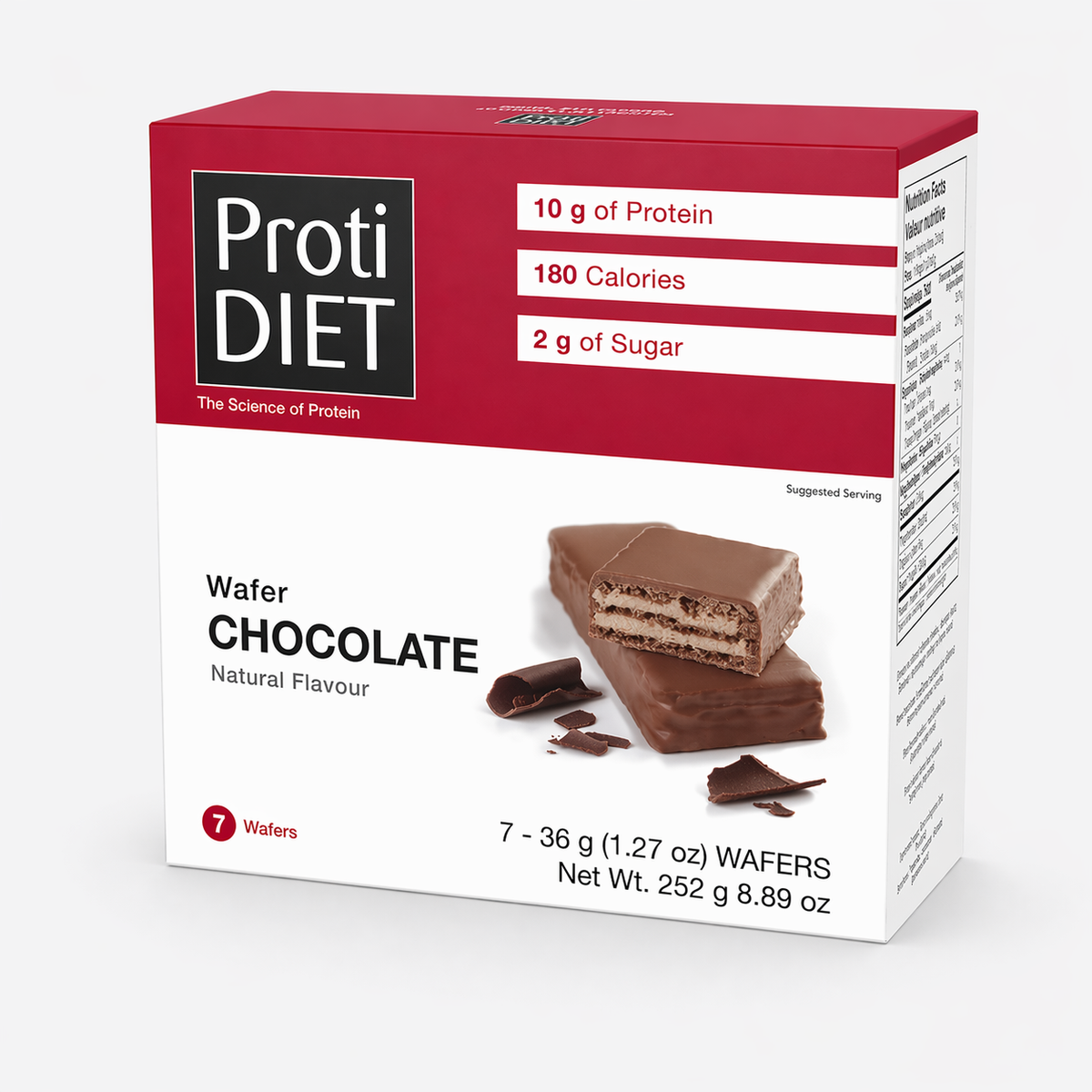 ProtiDIET Chocolate Protein Wafers (7ct)