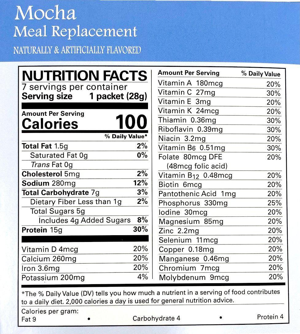 Mocha Meal Replacement Shake or Pudding Mix Nutrition - BestMed - Doctors Weight Loss