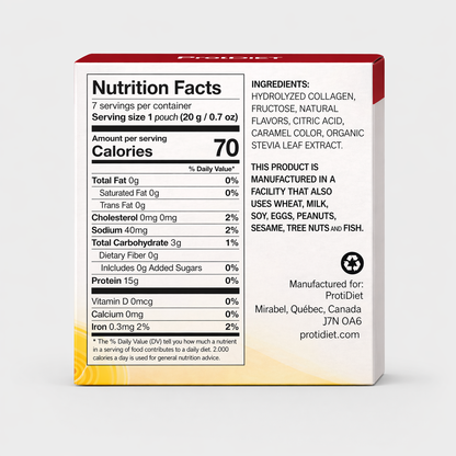ProtiDIET Iced Tea Collagen Drink (7ct)