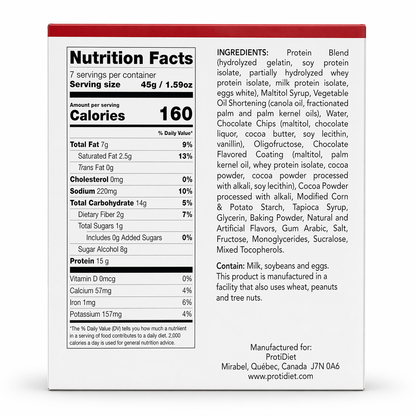 ProtiDIET Triple Chocolate Protein Cookies (7ct)