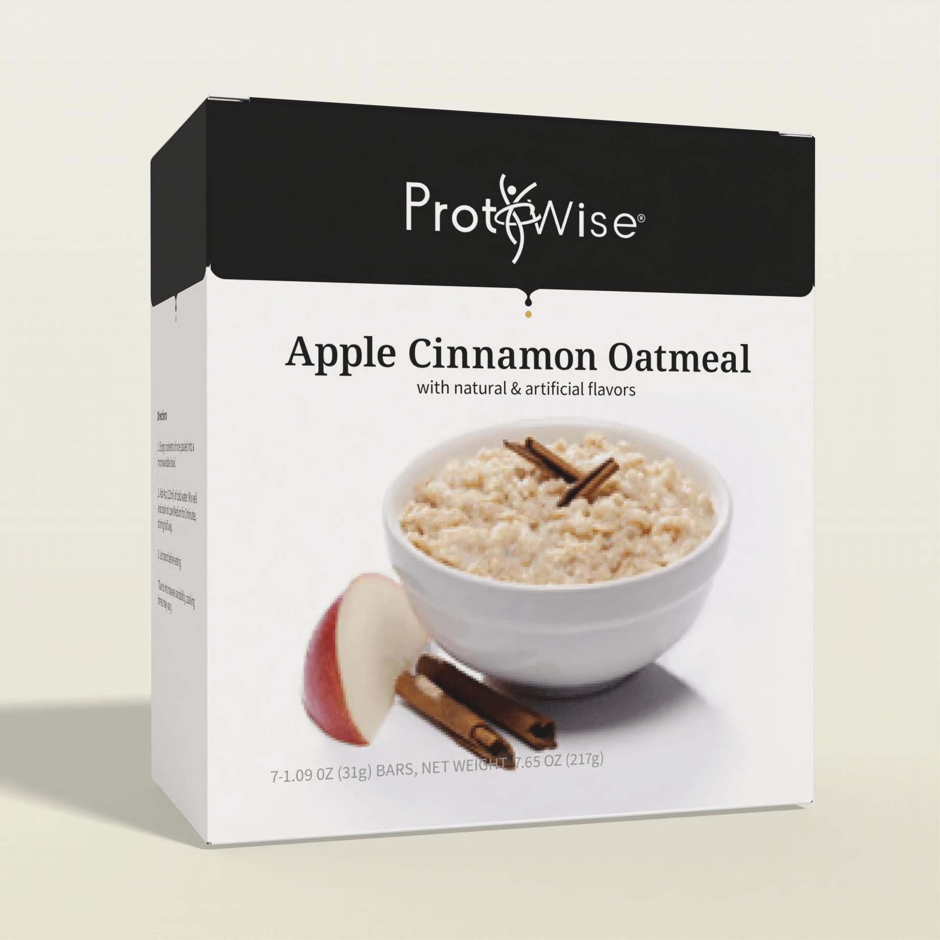 ProtiWise Apple Cinnamon Oatmeal | High-Protein (7ct)
