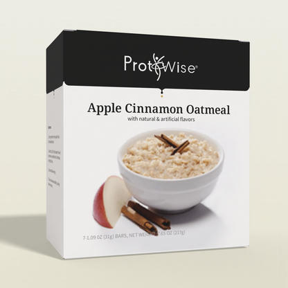 ProtiWise Apple Cinnamon Oatmeal | High-Protein (7ct)