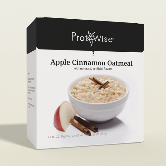 ProtiWise Apple Cinnamon Oatmeal | High-Protein (7ct)