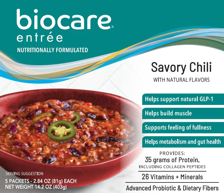 Biocare Savory Chili | 35g High Protein Meal (1ct)