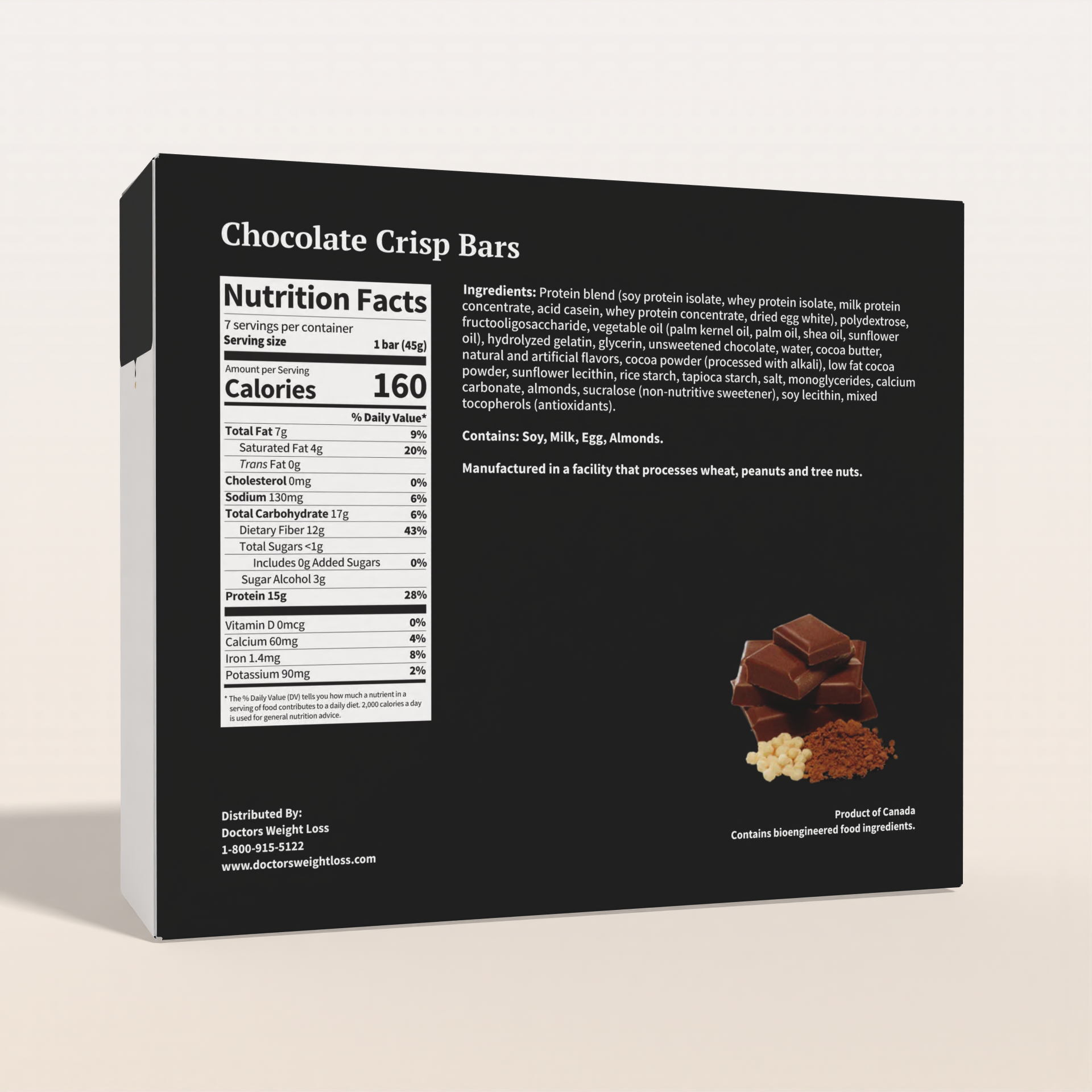 ProtiWise Chocolate Crisp Protein Bars (7ct)