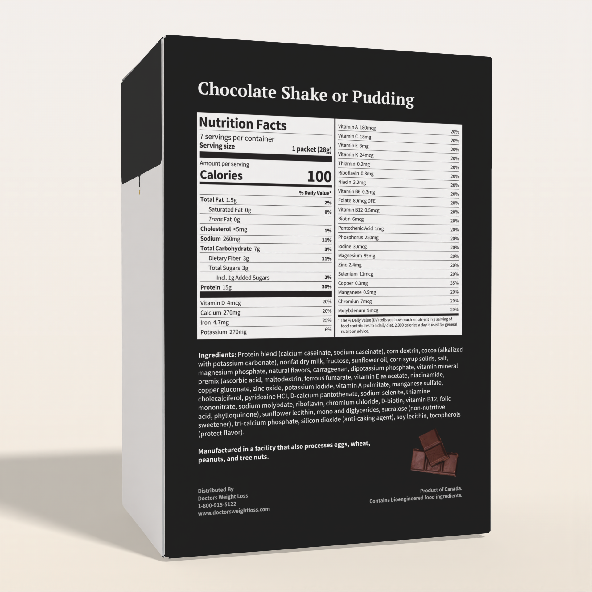 ProtiWise High-Protein Chocolate Shake or Pudding (7ct)