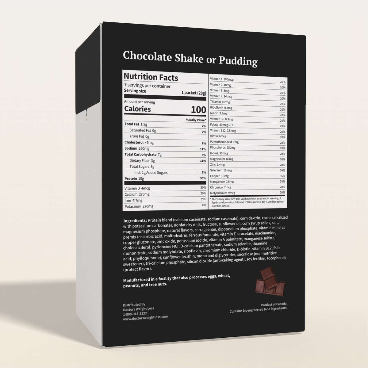 ProtiWise High-Protein Chocolate Shake or Pudding (7ct)