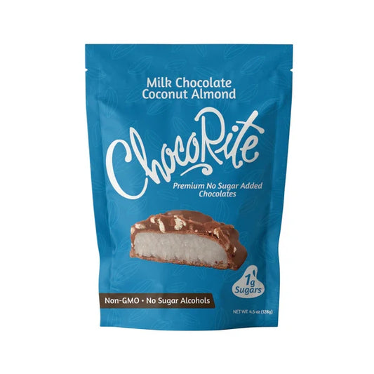 ChocoRite Milk Chocolate Coconut Almond | Keto-Friendly (8ct)