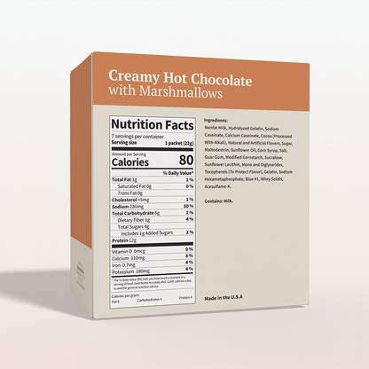 BestMed Creamy Hot Chocolate with Marshmallows Protein Drink (7ct)