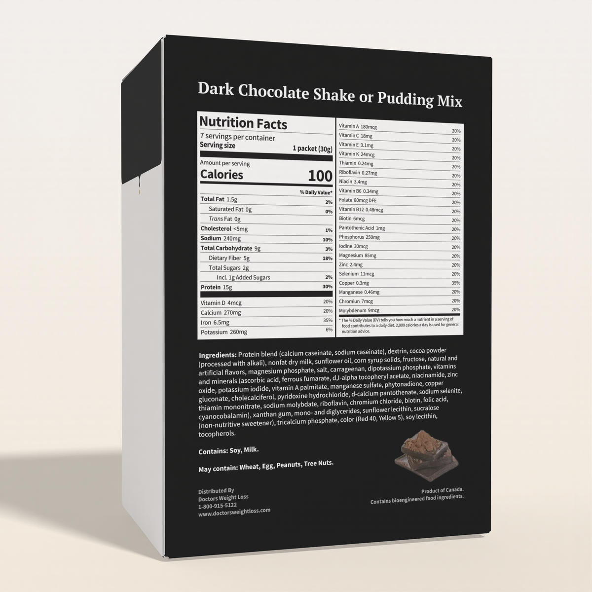 ProtiWise High-Protein Dark Chocolate Shake or Pudding (7ct)