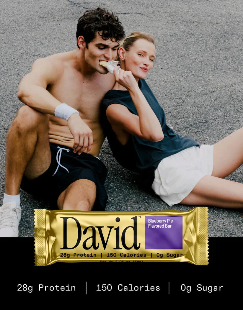 David Bars 28g High-Protein | Blueberry Pie Bar (1ct)