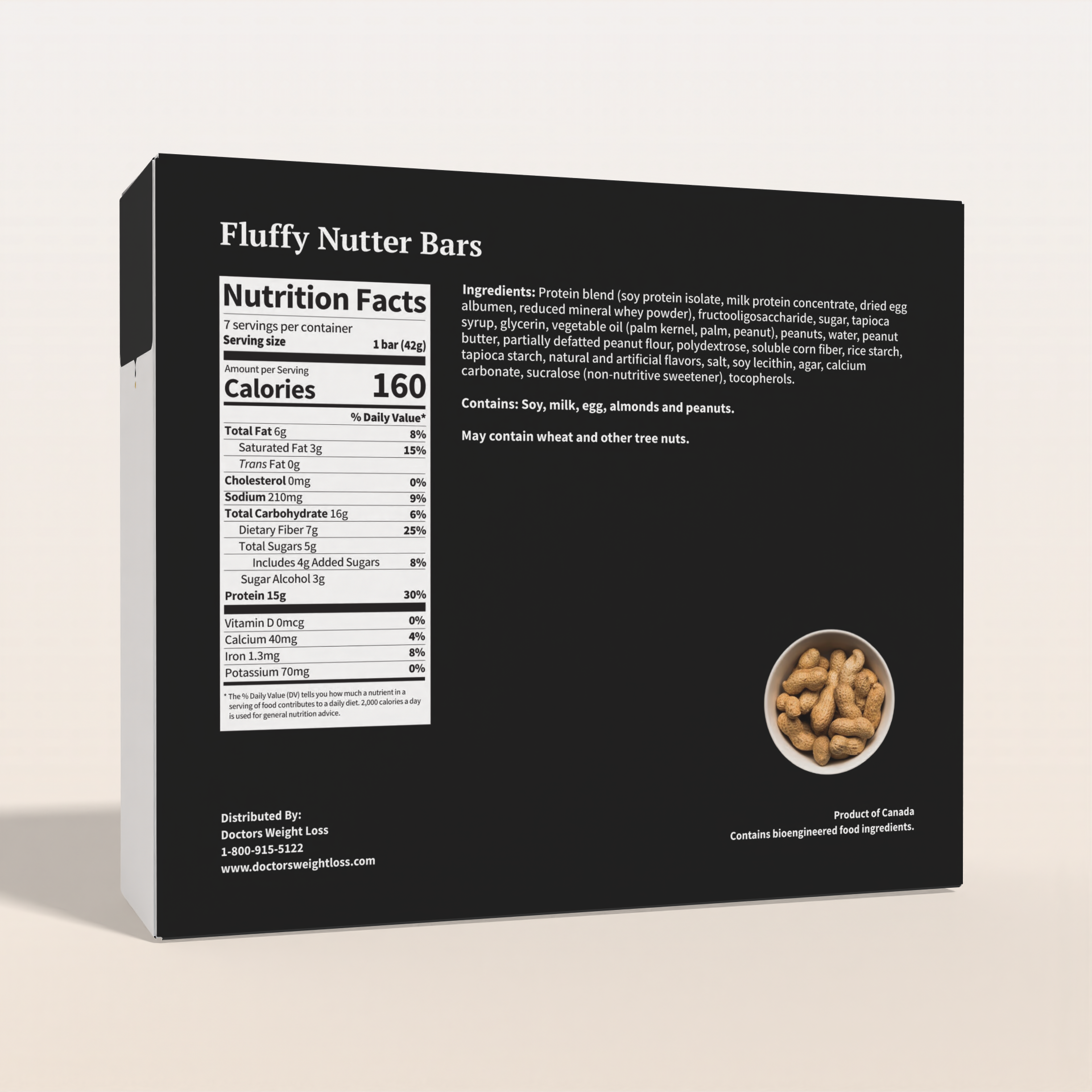 ProtiWise Fluffy Nutter Protein Bars (7ct)