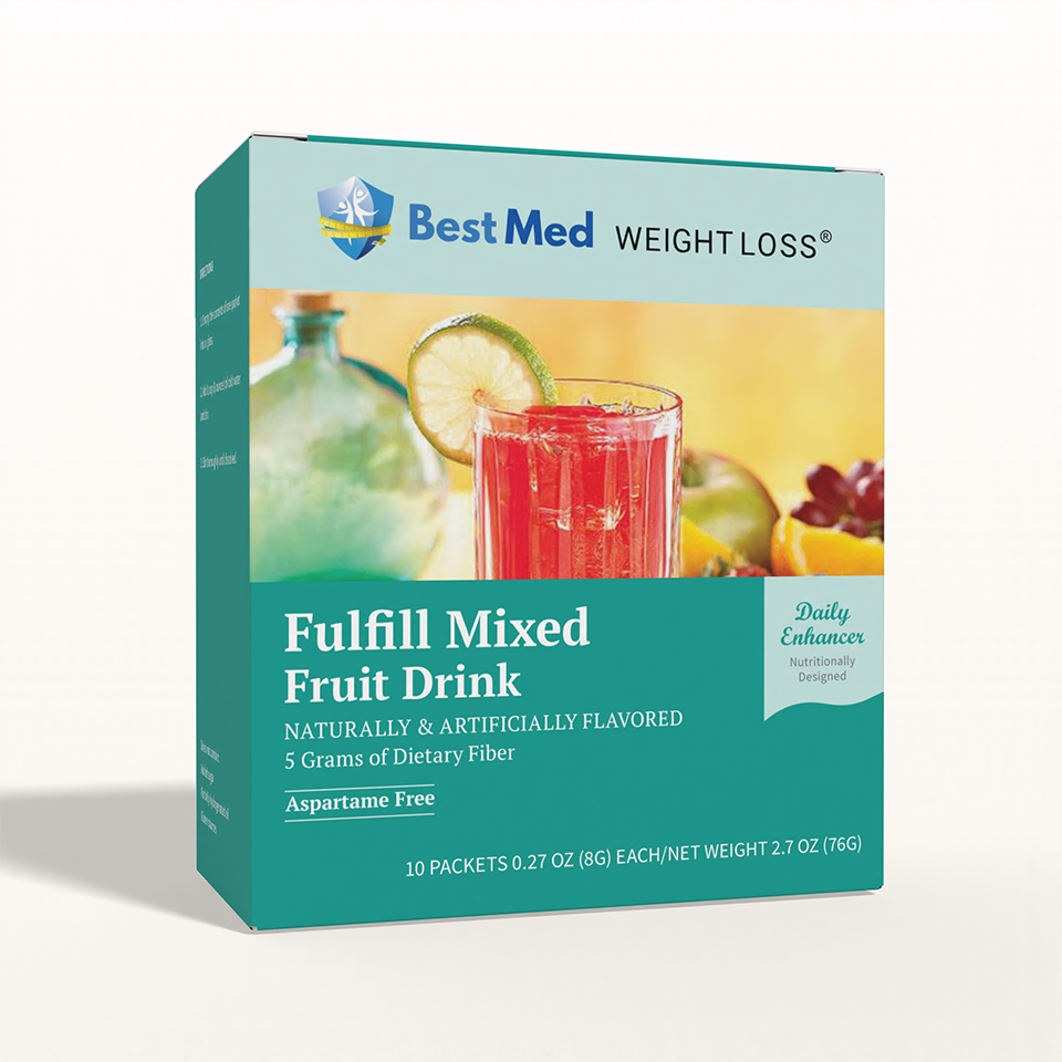 BestMed Fulfill Mixed Fruit Drink | High-Fiber Drink (10ct)