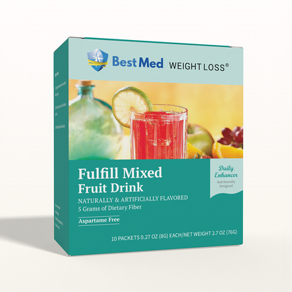 BestMed Fulfill Mixed Fruit Drink | High-Fiber Drink (10ct)
