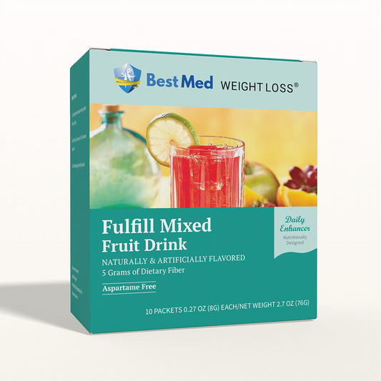 BestMed Fulfill Mixed Fruit Drink | High-Fiber Drink (10ct)