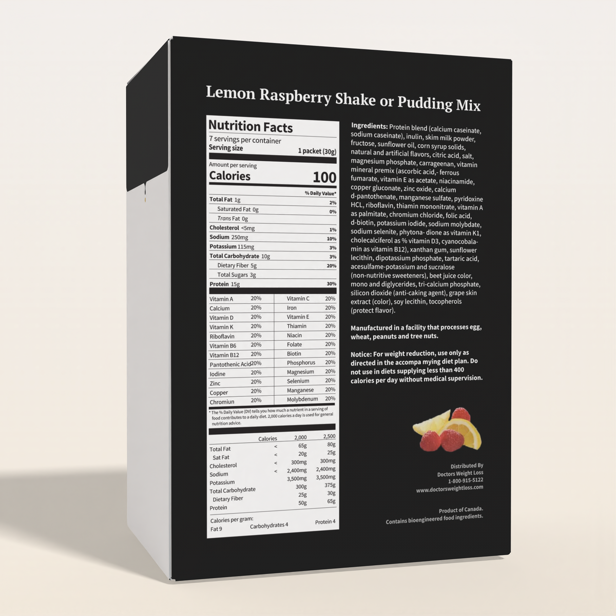 ProtiWise High-Protein Lemon Raspberry Shake or Pudding (7ct)