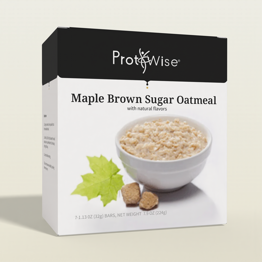 ProtiWise Maple Brown Sugar Oatmeal | High-Protein (7ct)