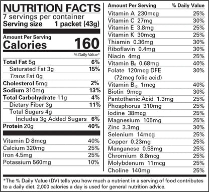 Numetra Peanut Butter Pudding & Shake | 20g Protein (7ct)