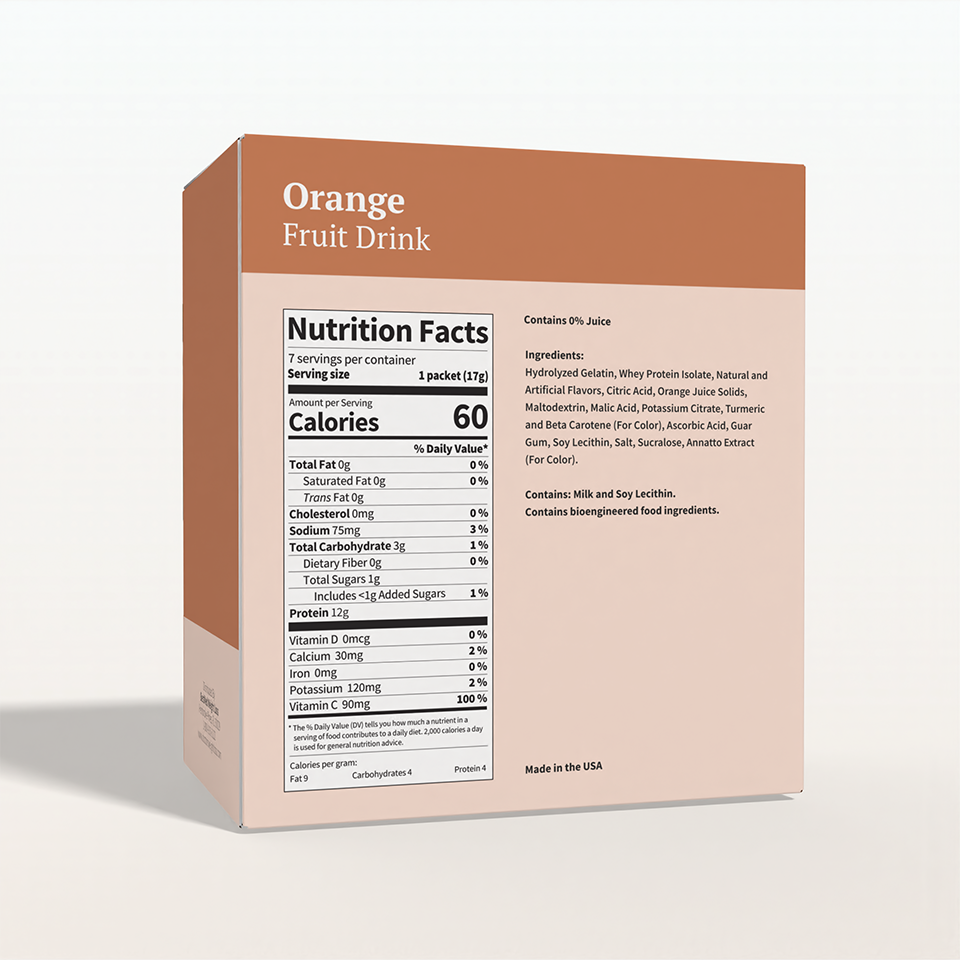 BestMed High-Protein Orange Fruit Drink (7ct)