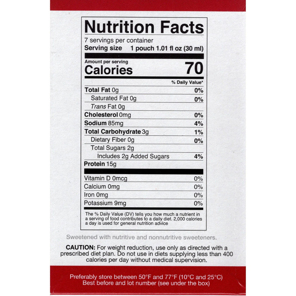 ProtiDIET Tropical Fruits Liquid Concentrate Drink (7ct)