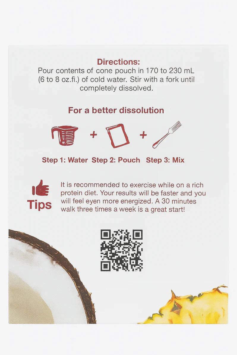 ProtiDIET High Protein Pineapple Coconut Smoothie Mix (7ct)