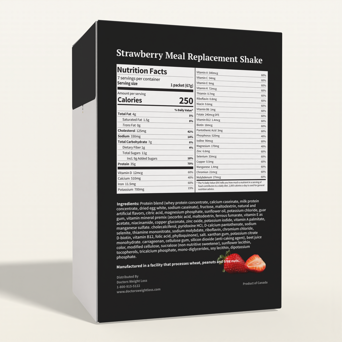 ProtiWise VHP Strawberry High Protein 35g Meal Replacement Drink (7ct)