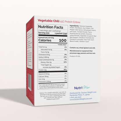 NutriWise Vegetable Chili High Protein Entree (7ct)