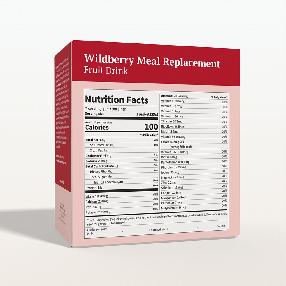 BestMed Wildberry High-Protein Meal Replacement Fruit Drink (7ct)