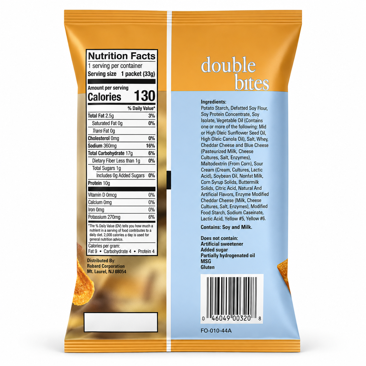 BestMed Double Bites High-Protein Chips, Cheddar Cheese (1ct)