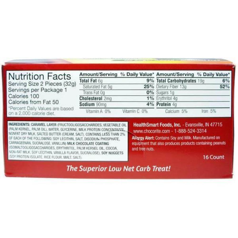 Chocolate Crispy Caramel Clusters (16 pack) - ChocoRite - Doctors Weight Loss