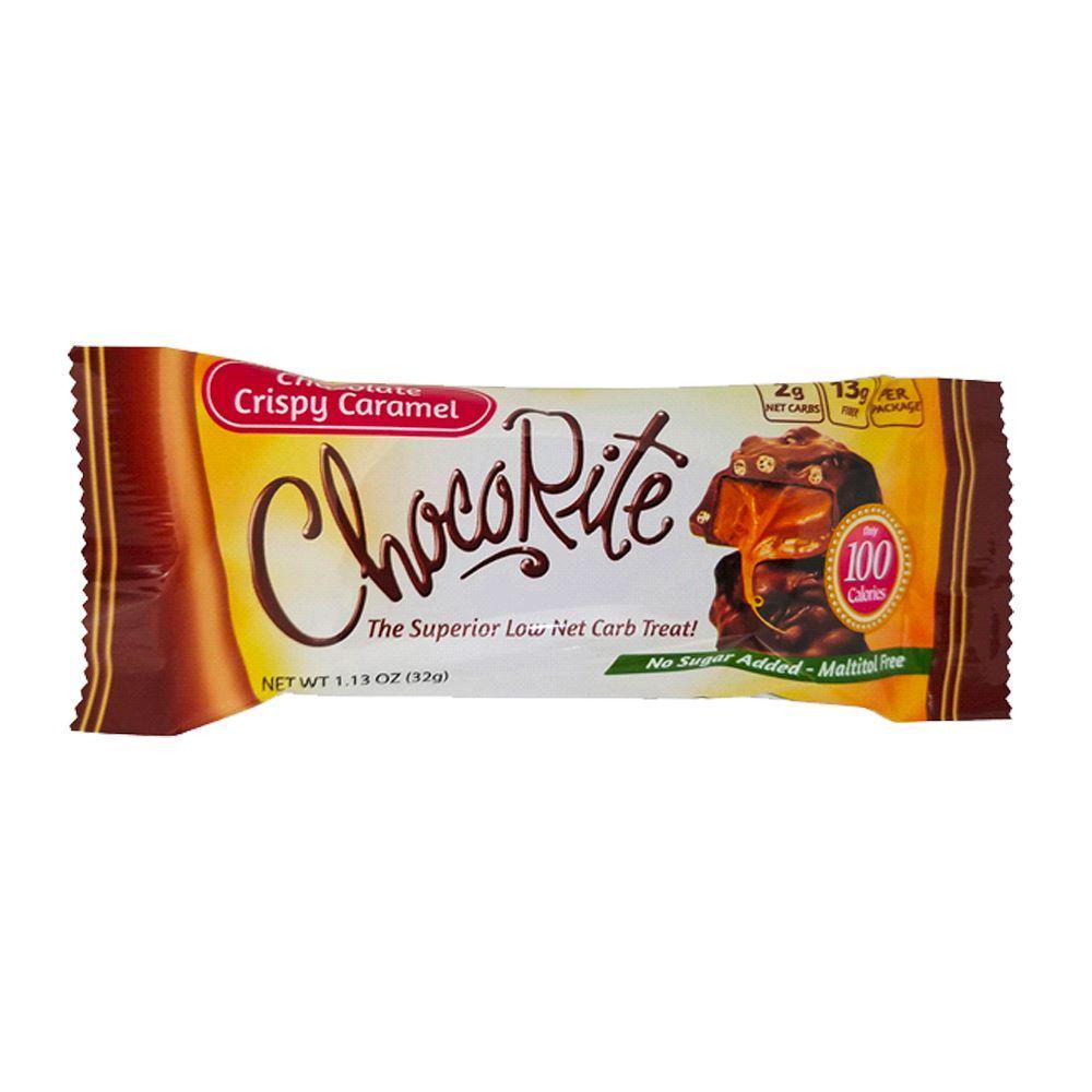 Chocolate Crispy Caramel Clusters (1 bar) - ChocoRite - Doctors Weight Loss