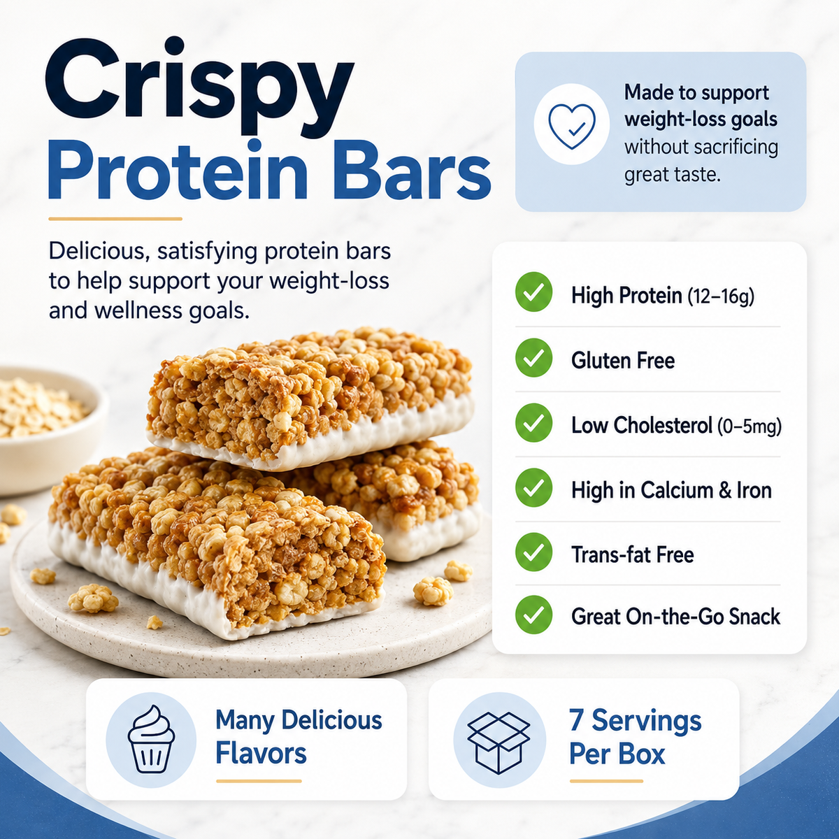 ProtiWise Fluffy Nutter Protein Bars (7ct)