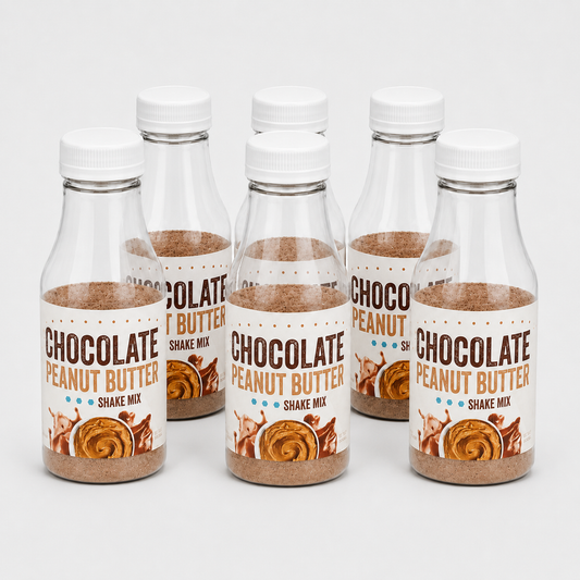 NutriWise Chocolate Peanut Butter Protein Shake (6 bottles)