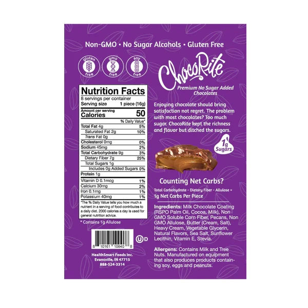 ChocoRite Pecan Clusters | Keto-Friendly (8ct)