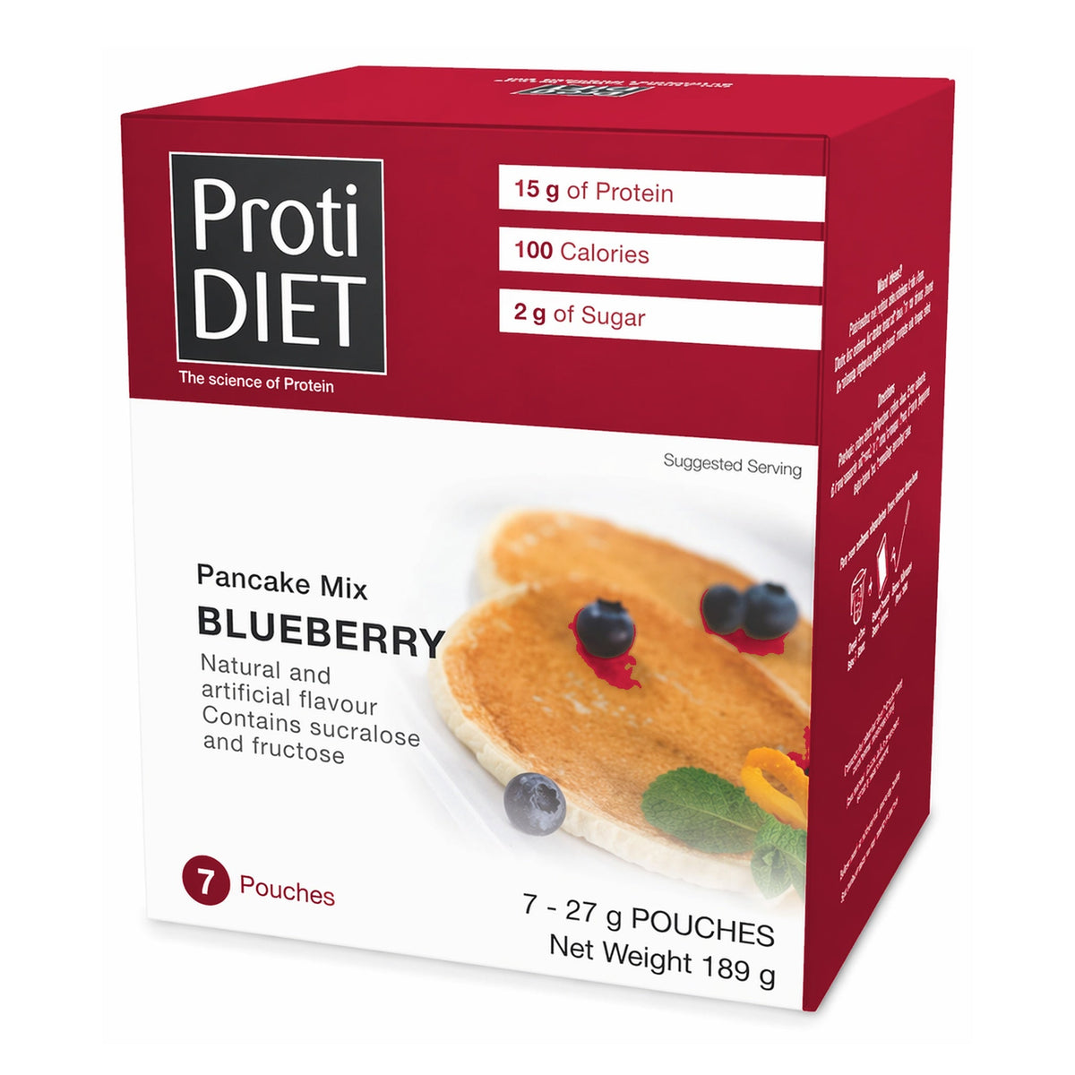 ProtiDIET Blueberry Pancake Mix (7ct)