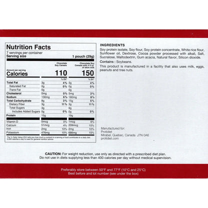 ProtiDIET Chocolate Soy Protein Cereal (7ct)