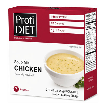 ProtiDIET High-Protein Chicken Soup | Gluten-Free (7ct)