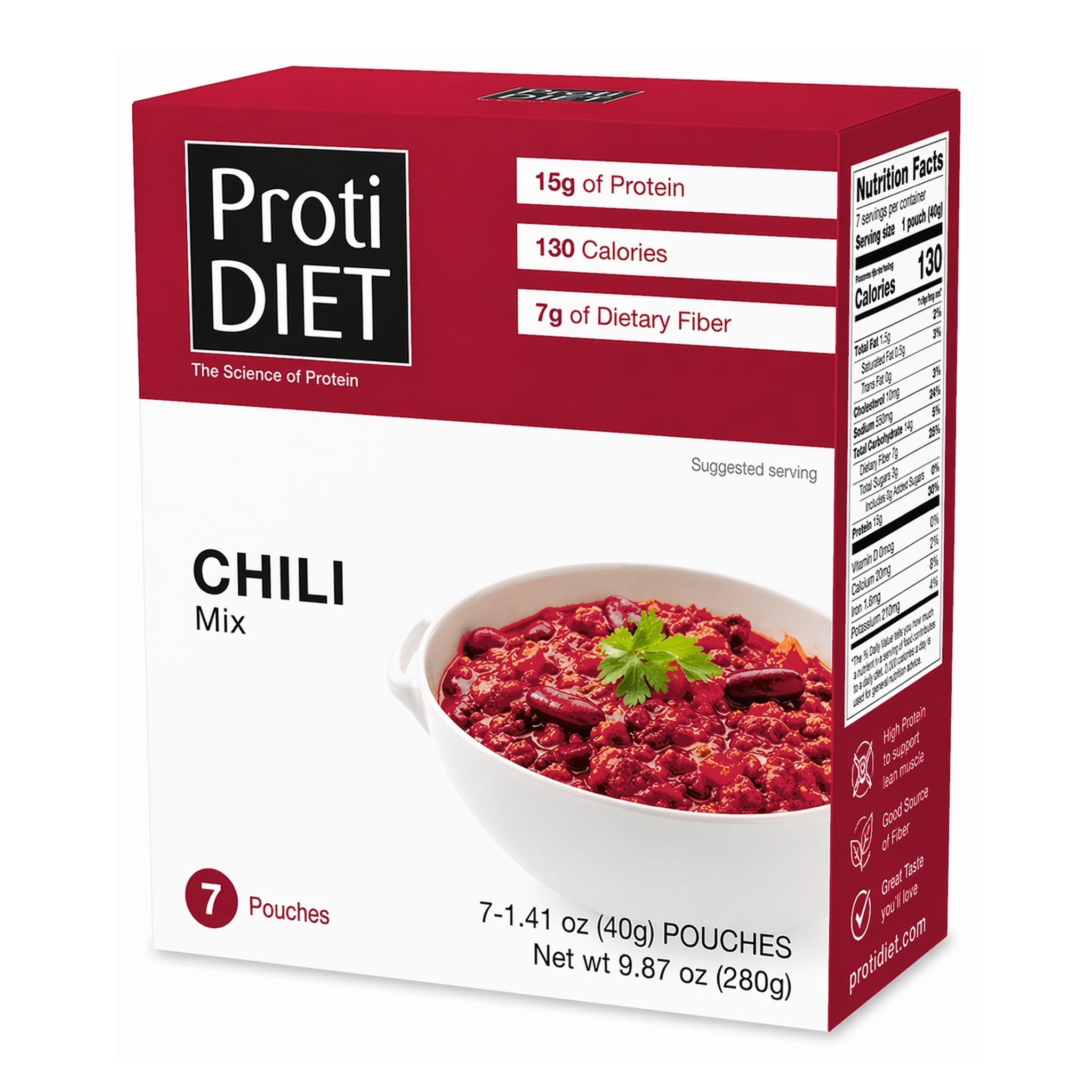 ProtiDIET Chili Mix Protein-Packed Entree (7ct)