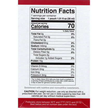 ProtiDIET Cool Raspberry Liquid Concentrate Drink (7ct)