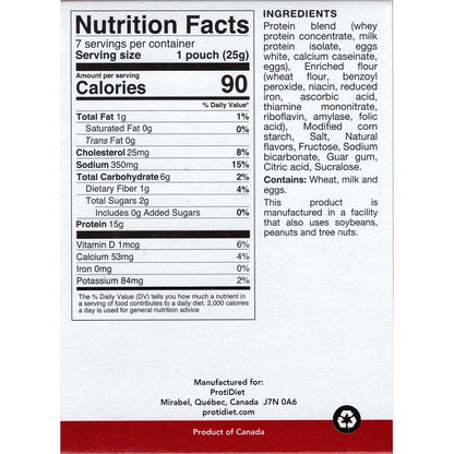 ProtiDIET Natural Pancake Mix | Weight Loss-Friendly Breakfast (7ct)