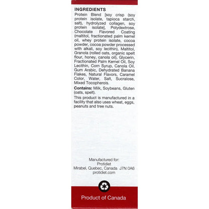 ProtiDIET Banana Bread Breakfast Protein  Bars (7ct)