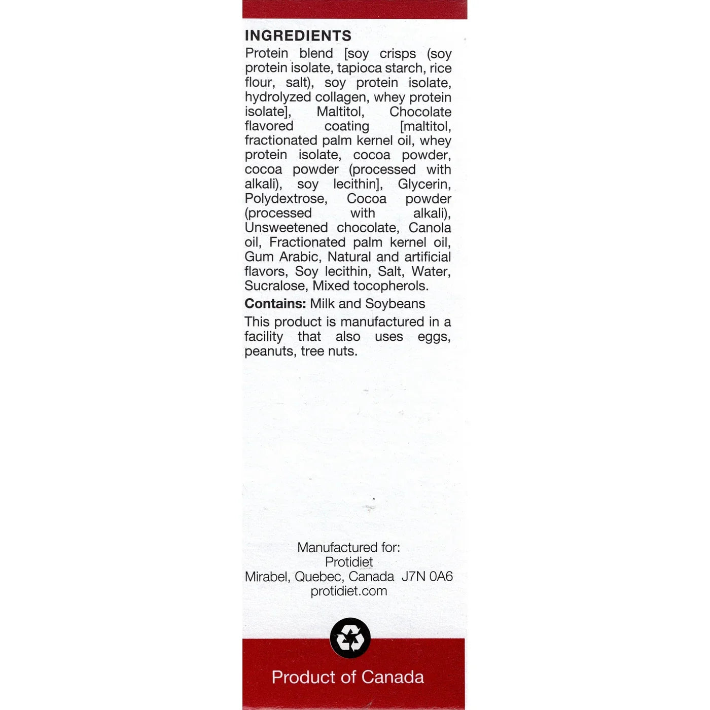 ProtiDIET Crunchy Cereal Chocolate Protein Bars (7ct)