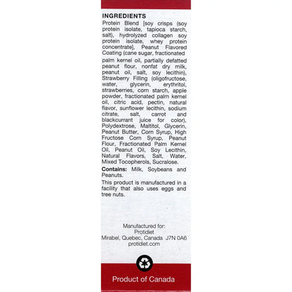 ProtiDIET Old Fashion Strawberry Peanut Protein Bars (7ct)