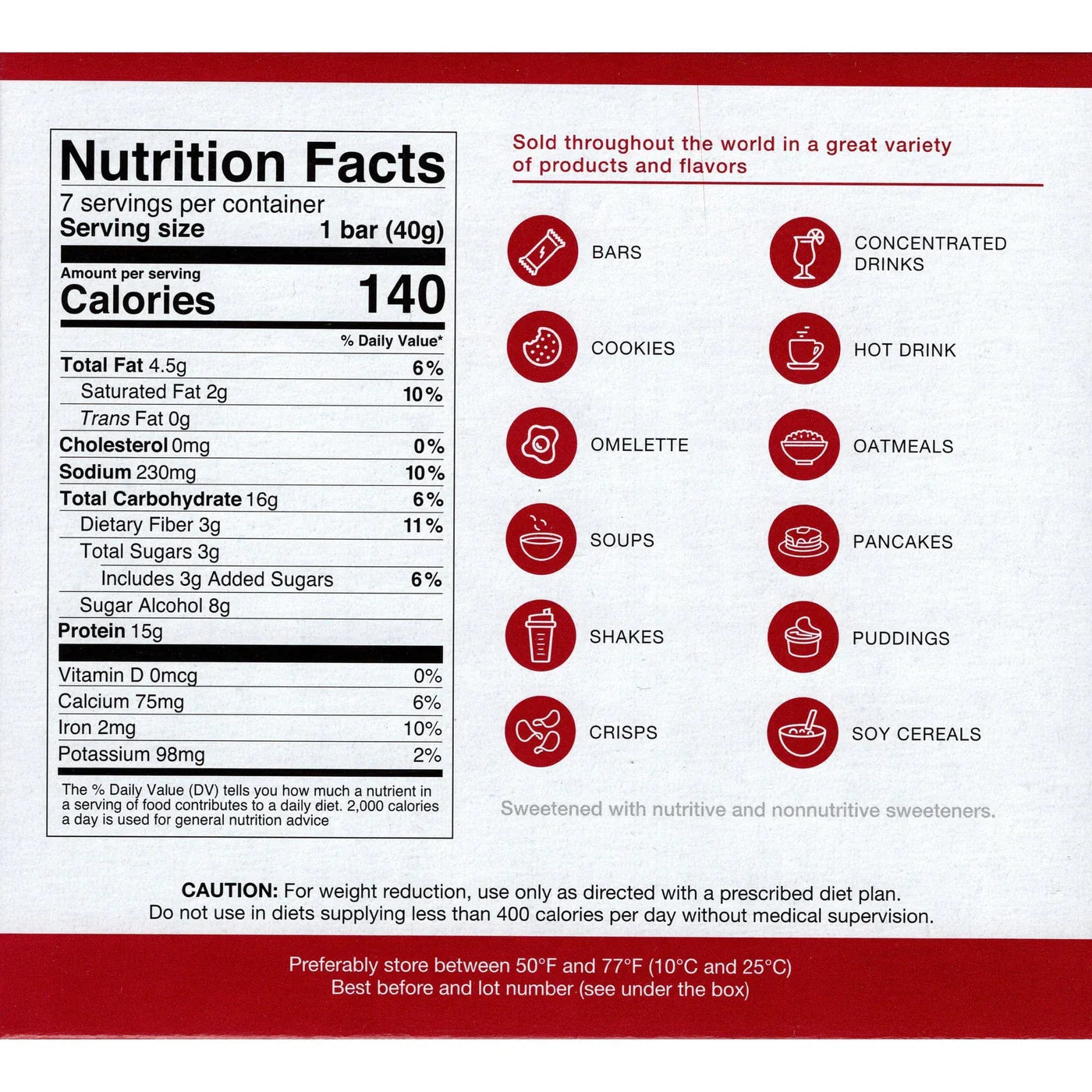 ProtiDIET Peanut Surprise Protein Bars (7ct)