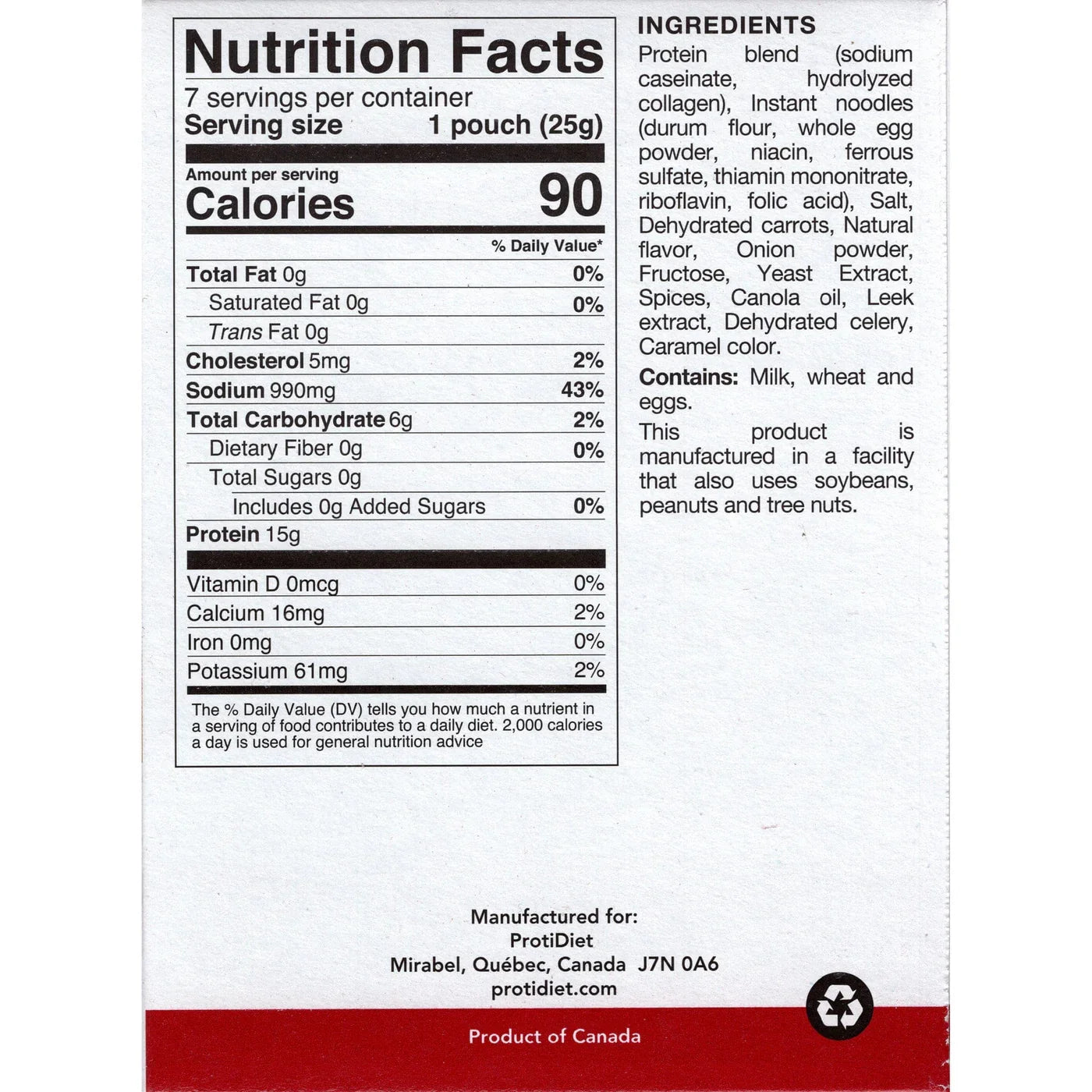 ProtiDIET Beef Vegetable Soup (7ct)