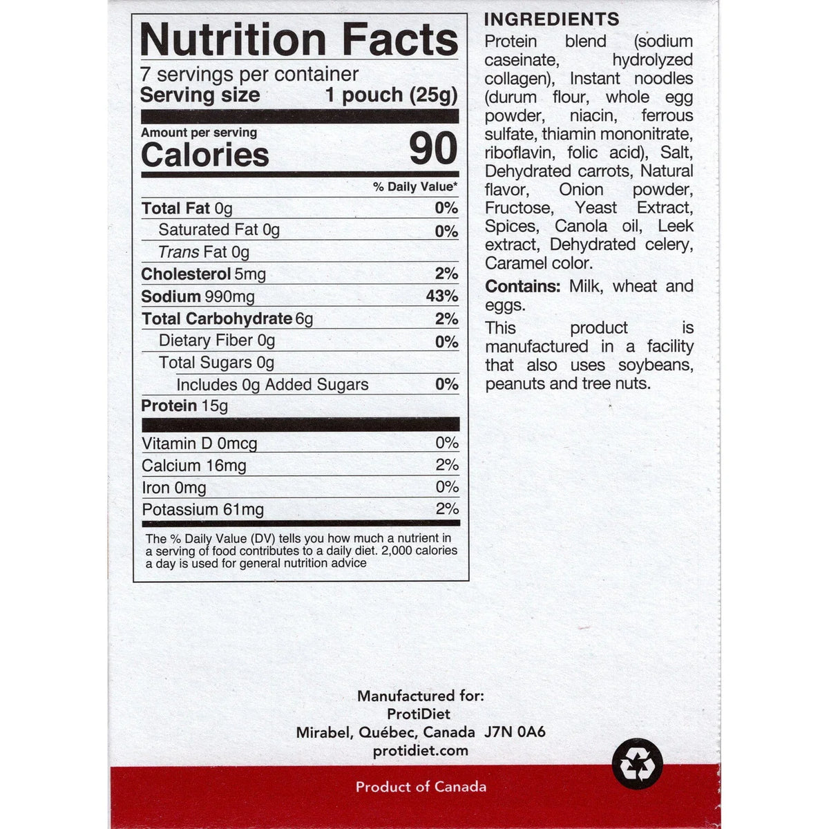 ProtiDIET Beef Vegetable Soup (7ct)