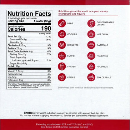 ProtiDIET Peanut Protein  Wafers (7ct)