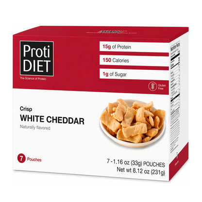 ProtiDIET White Cheddar Protein Crisps (7ct)