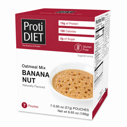 ProtiDiet Banana Nut Oatmeal (7ct)